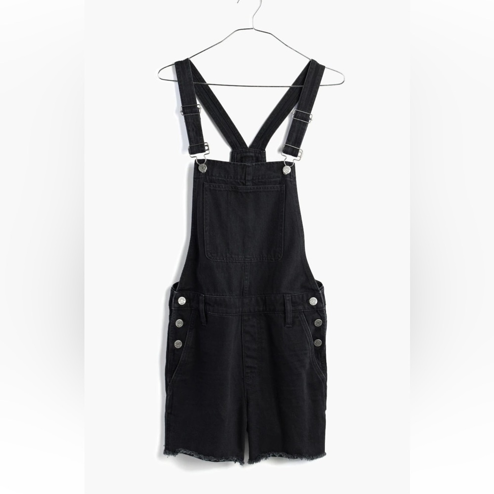 Madewell Adirondack Short Black Overalls